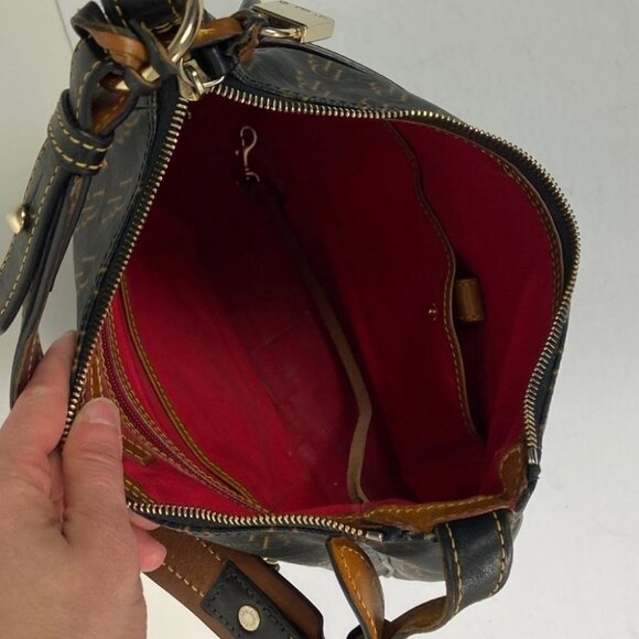 Dooney Bourke 1975 Signature East West Collins Handbag Purse Brown Leather Bag - Picture 10 of 14